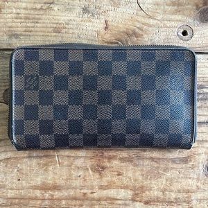 Louis Vuitton Zippy Organizer Organiser Damier Ebene Large